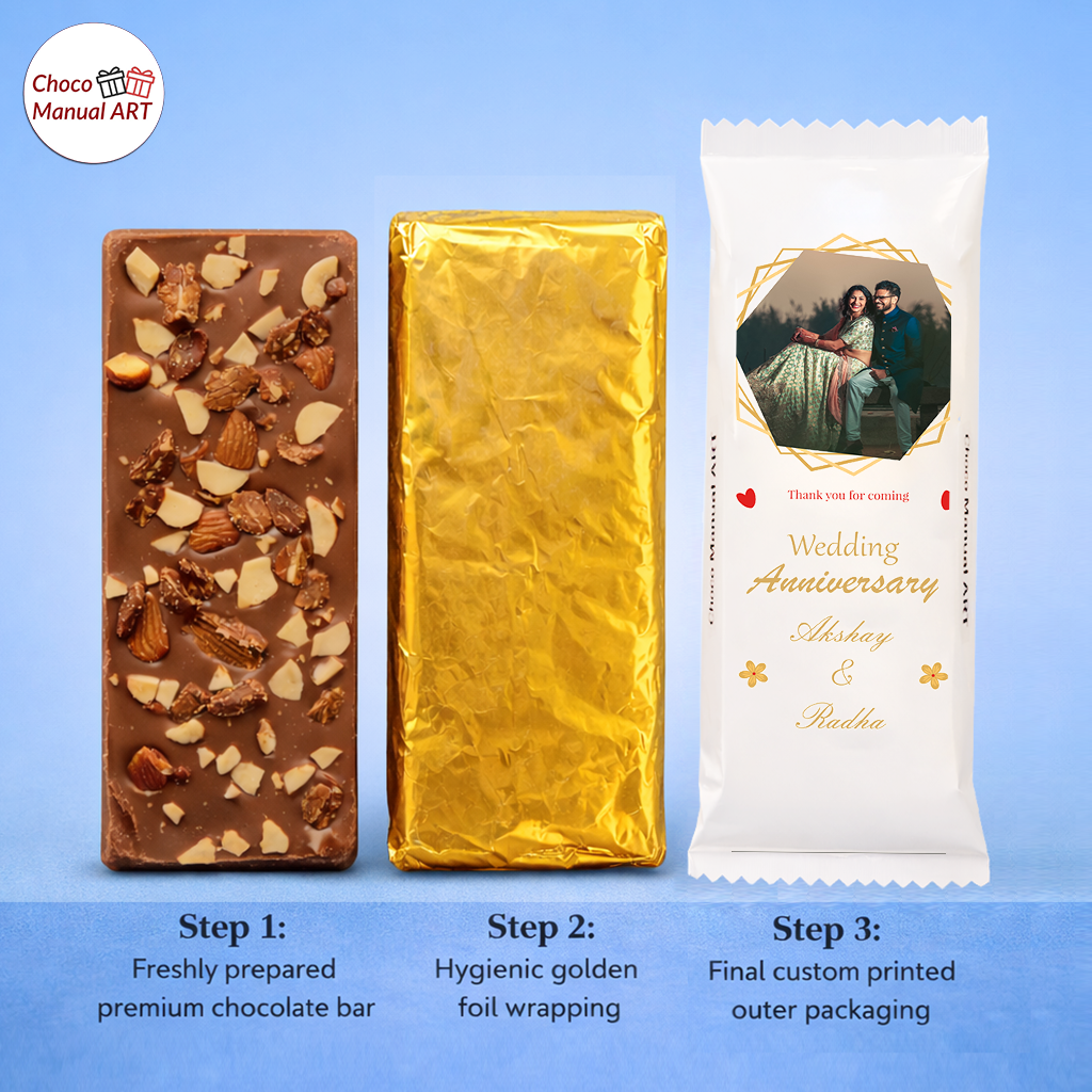 Handmade Custom Photo Chocolate Bar – Premium Gift