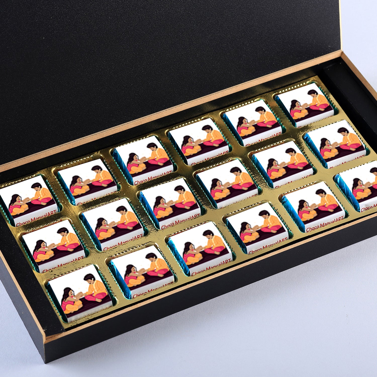 rakhi theme chocolate gift box online in india 