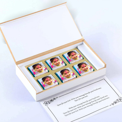 Colorful candles personalised birthday return gift