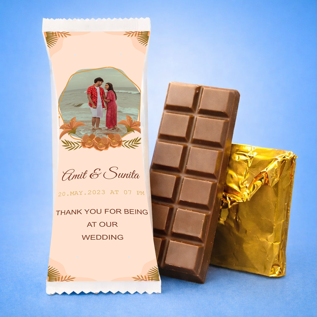 Personalized Photo Printed Chocolate Bar for Special Moments