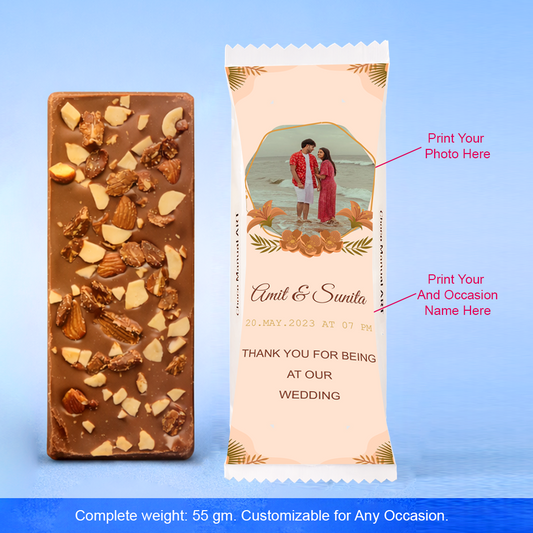 Personalized Photo Printed Chocolate Bar for Special Moments