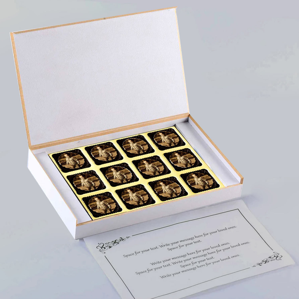 Giraffe clipart printed chocolates birthday return gift