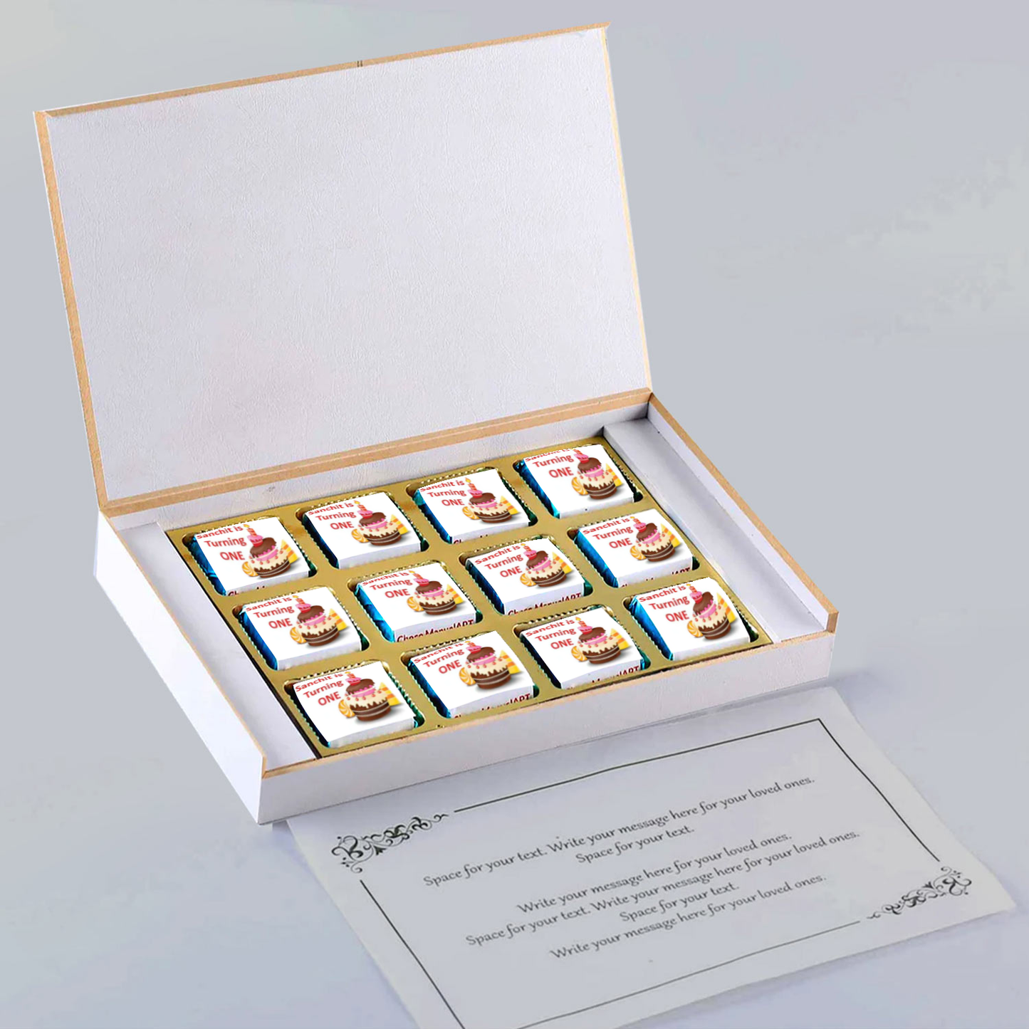 A little cake a lot of fun customised birthday invitation
