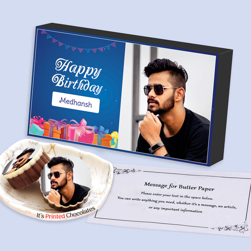 Personalised Chocolate Box with Elegant Design