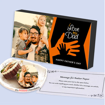 Dad & Son Shadow Printed Box of Chocolates