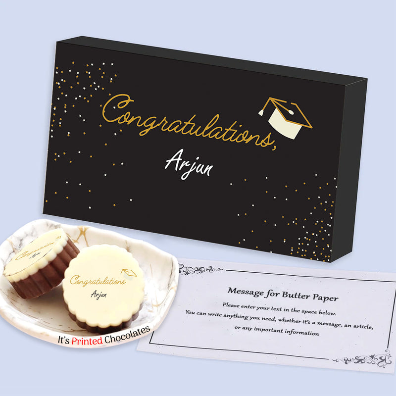 Customised Congratulations Chocolate Gift Box | Choco ManualART