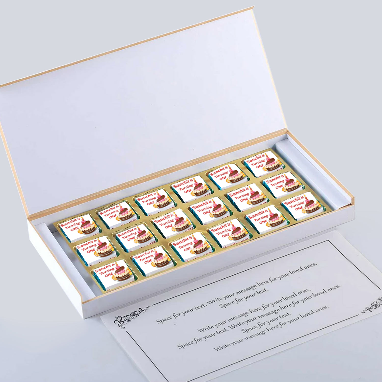 A little cake a lot of fun customised birthday invitation