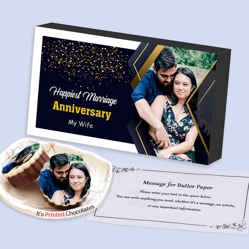 Make your anniversary happiest with customised chocolates