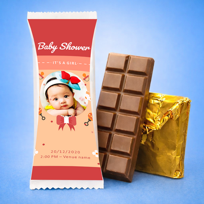 Luxury Handmade Chocolate Bar with Personalized Photo