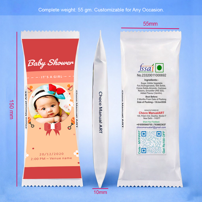 Luxury Handmade Chocolate Bar with Personalized Photo