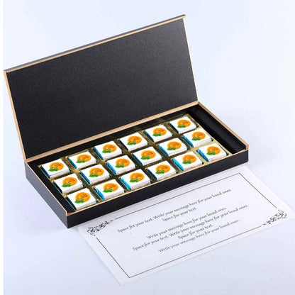 Unique Customized Rakshabandhan Rakhi Gift with Roli Chawal and 6 pcs Special Rakhi