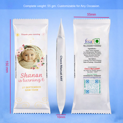 Custom Photo Chocolate Bar – Handmade Premium Delight