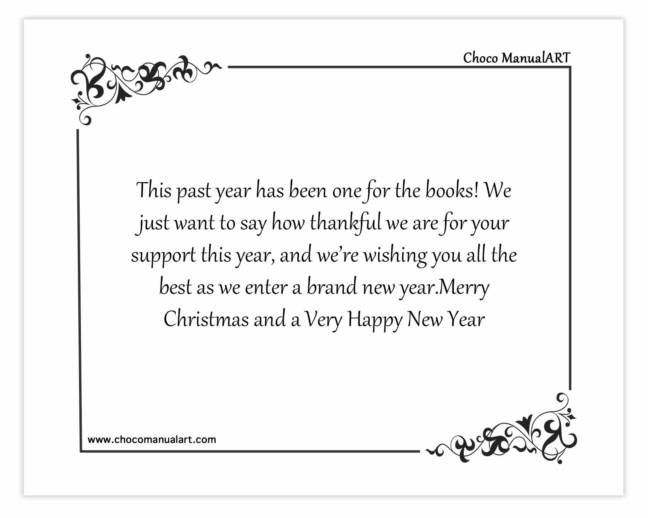 This past year has been one for the books! We just want to say how thankful we are for your support this year, and we’re wishing you all the best as we enter a brand new year. Merry Christmas and a Very Happy New Year