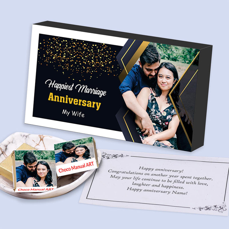 Personalised chocolates with photo