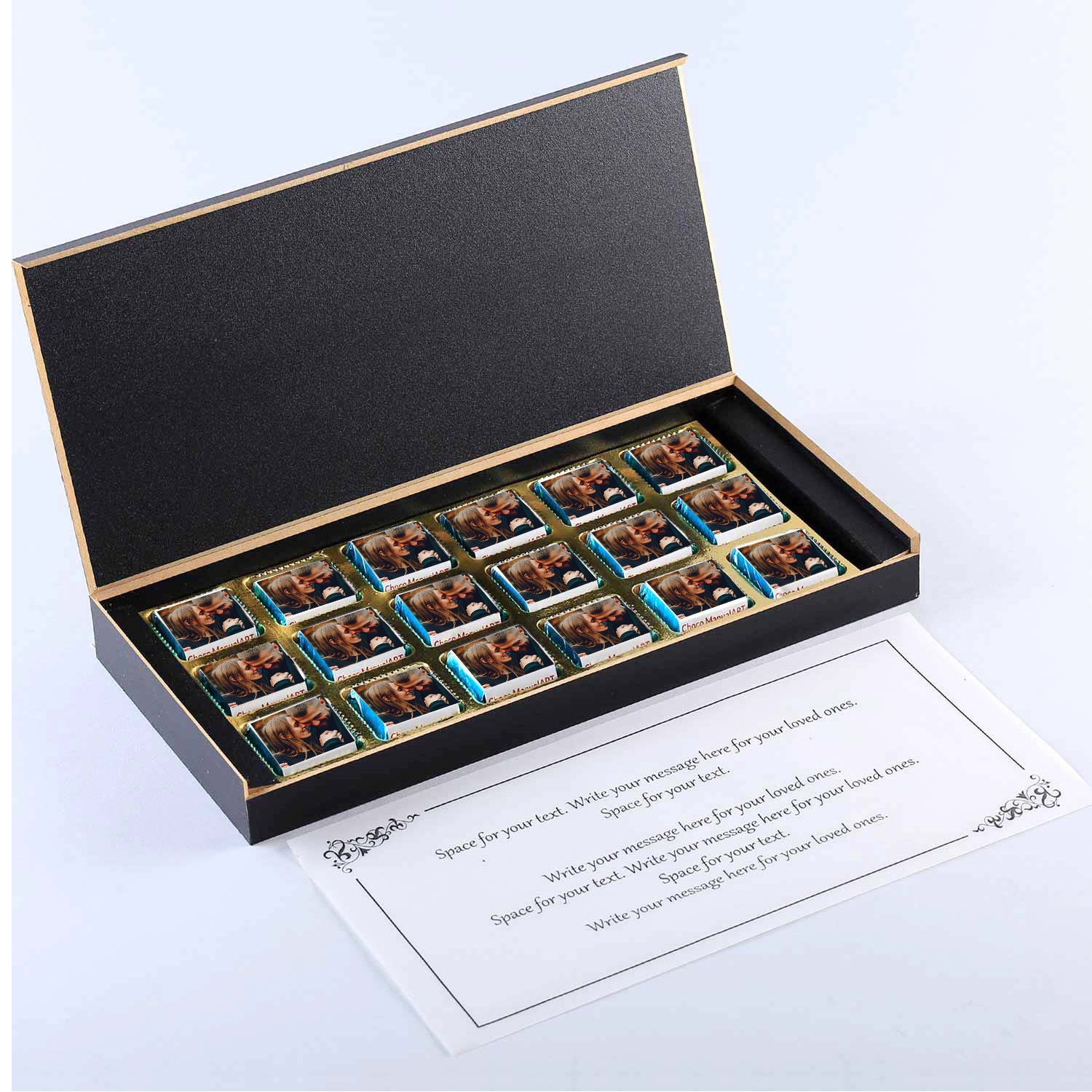 Personalised elegant black Anniversary Invitation