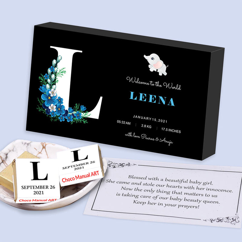 Baby announcement chocolate gift online amazon
