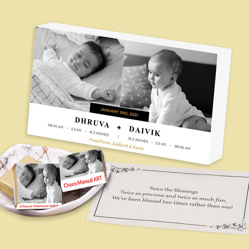 Baby announcement gifts India
