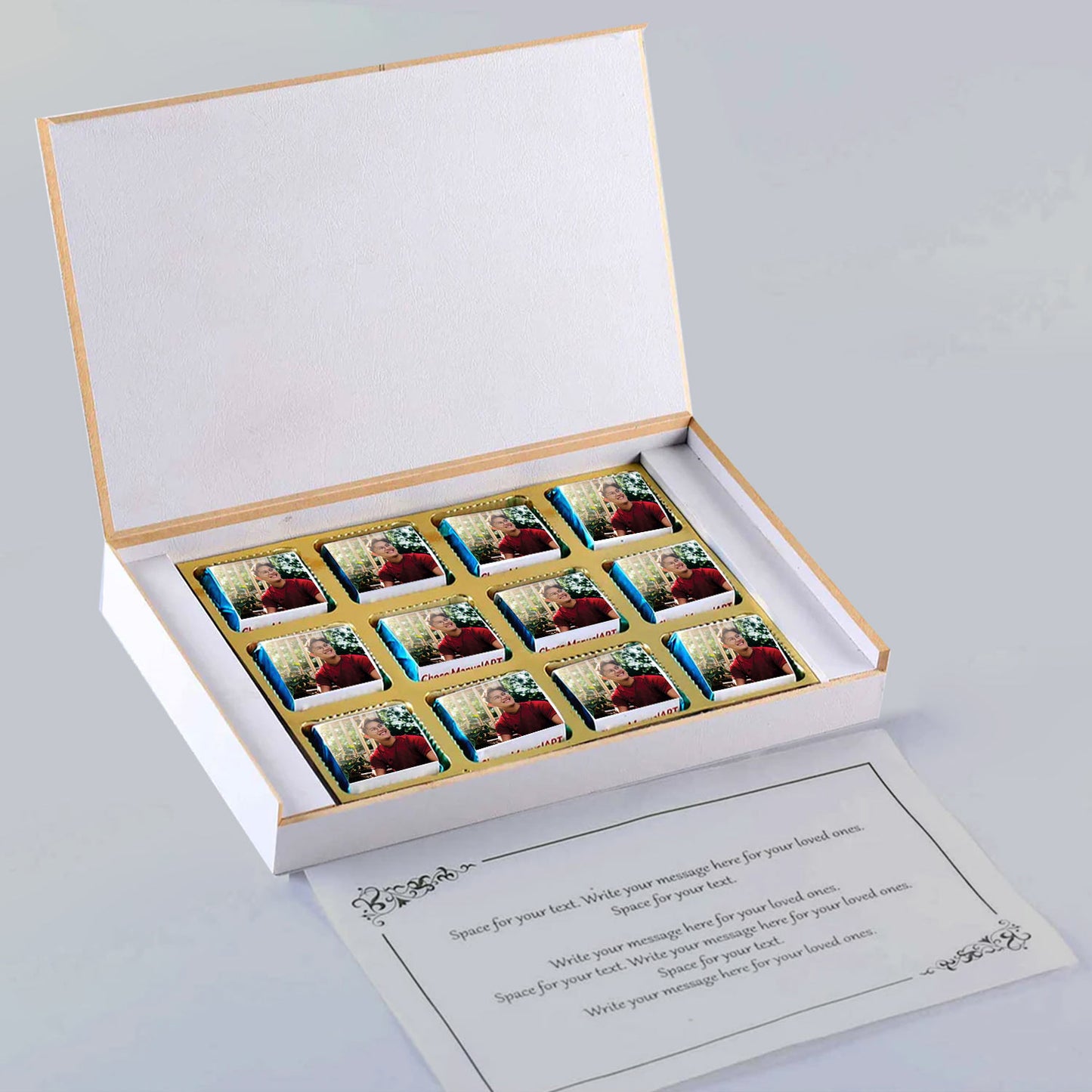  Chocolate Gift Box. Birthday Gift For ChocolateLovers. Fruit and Nuts Chocolate In Box.