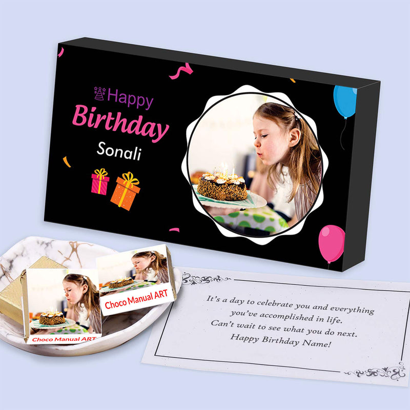 Personalised chocolates with names
