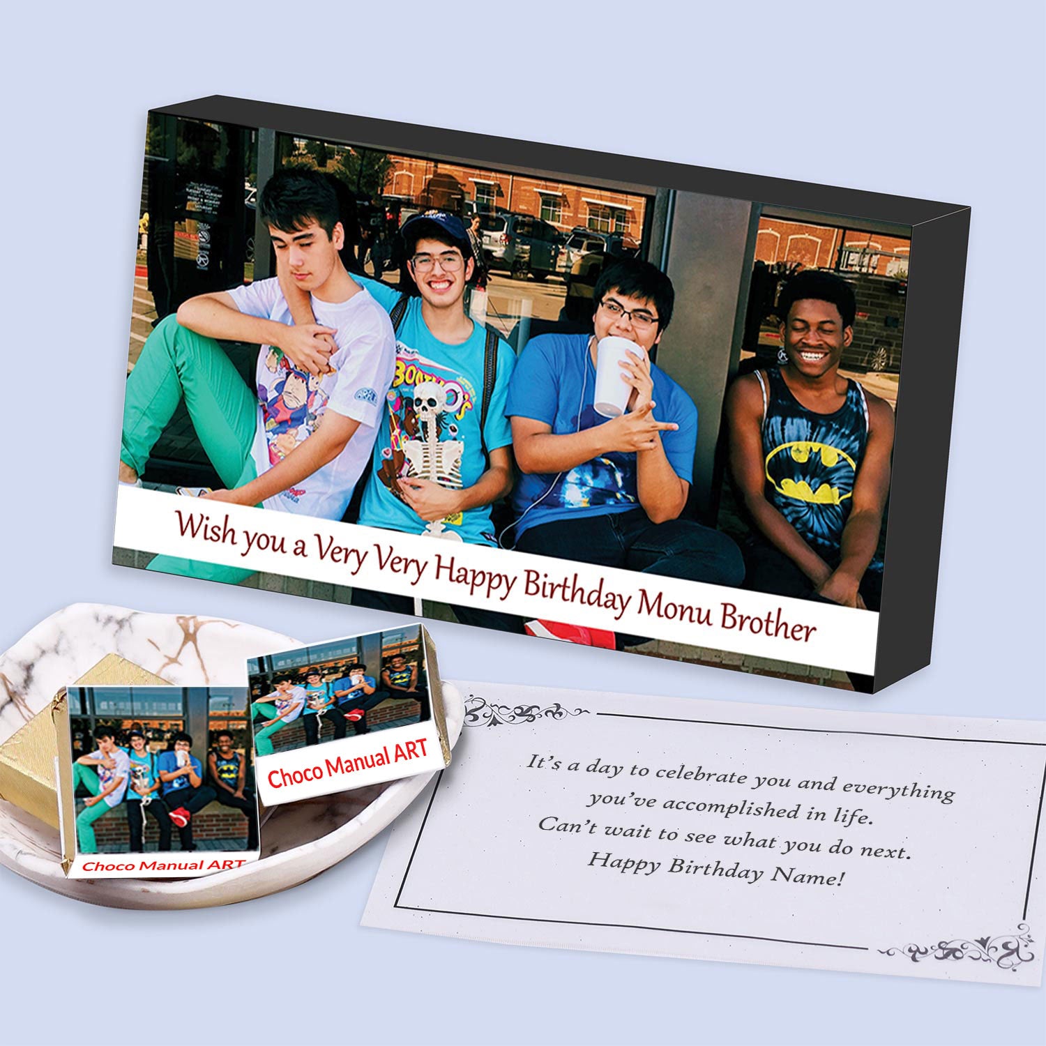 Customized chocolate box for birthday near me