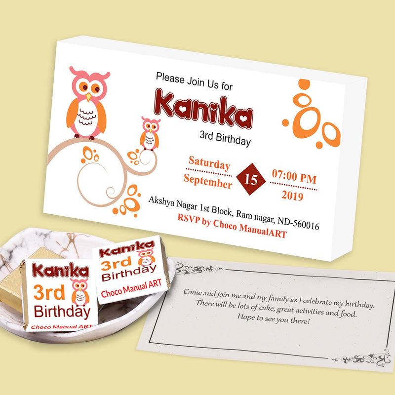 Personalised chocolates with photo
