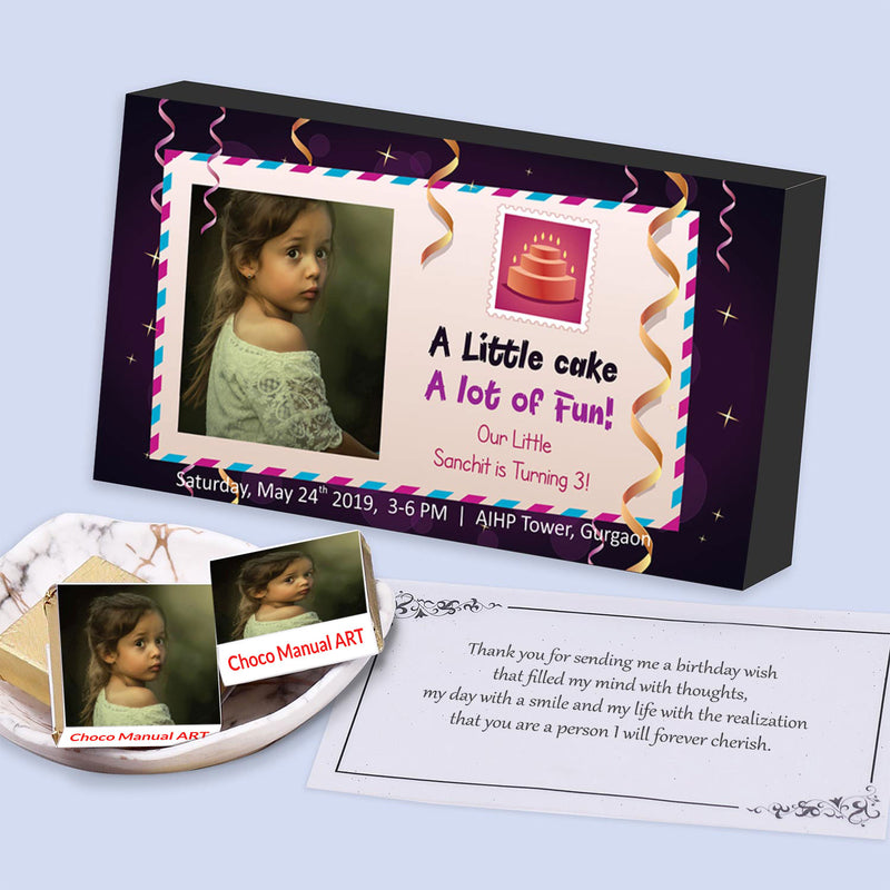Personalised chocolate Gift Box
