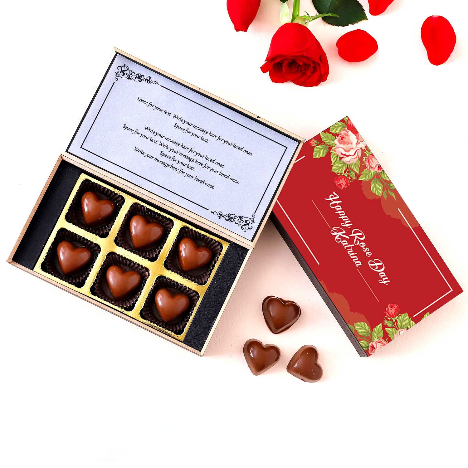 Buy online Rose Day Gift I Buy at Choco ManualART
