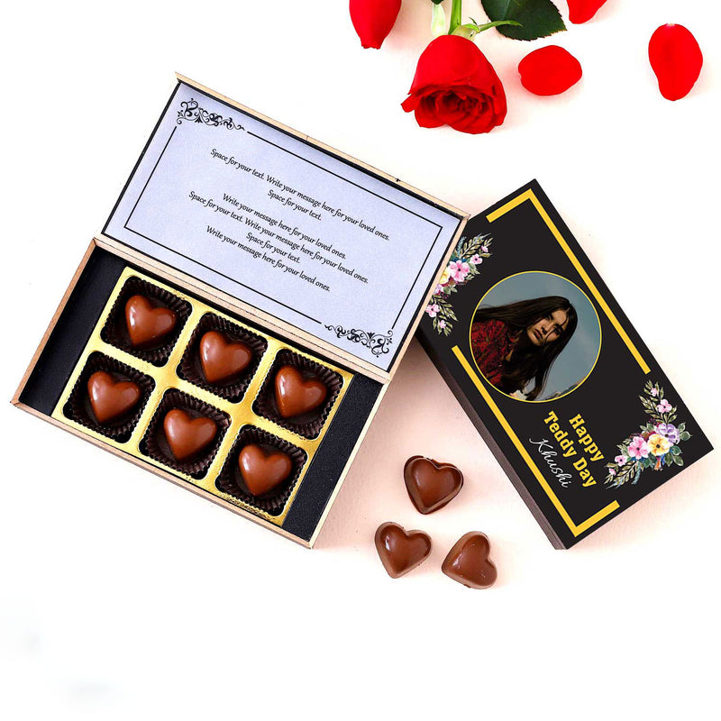 Customised Chocolate gift for Teddy Day