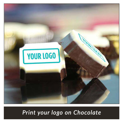 Diwali Chocolate Gift Box –  18 Chocolates  With 9 Logo Printed  (Sample)