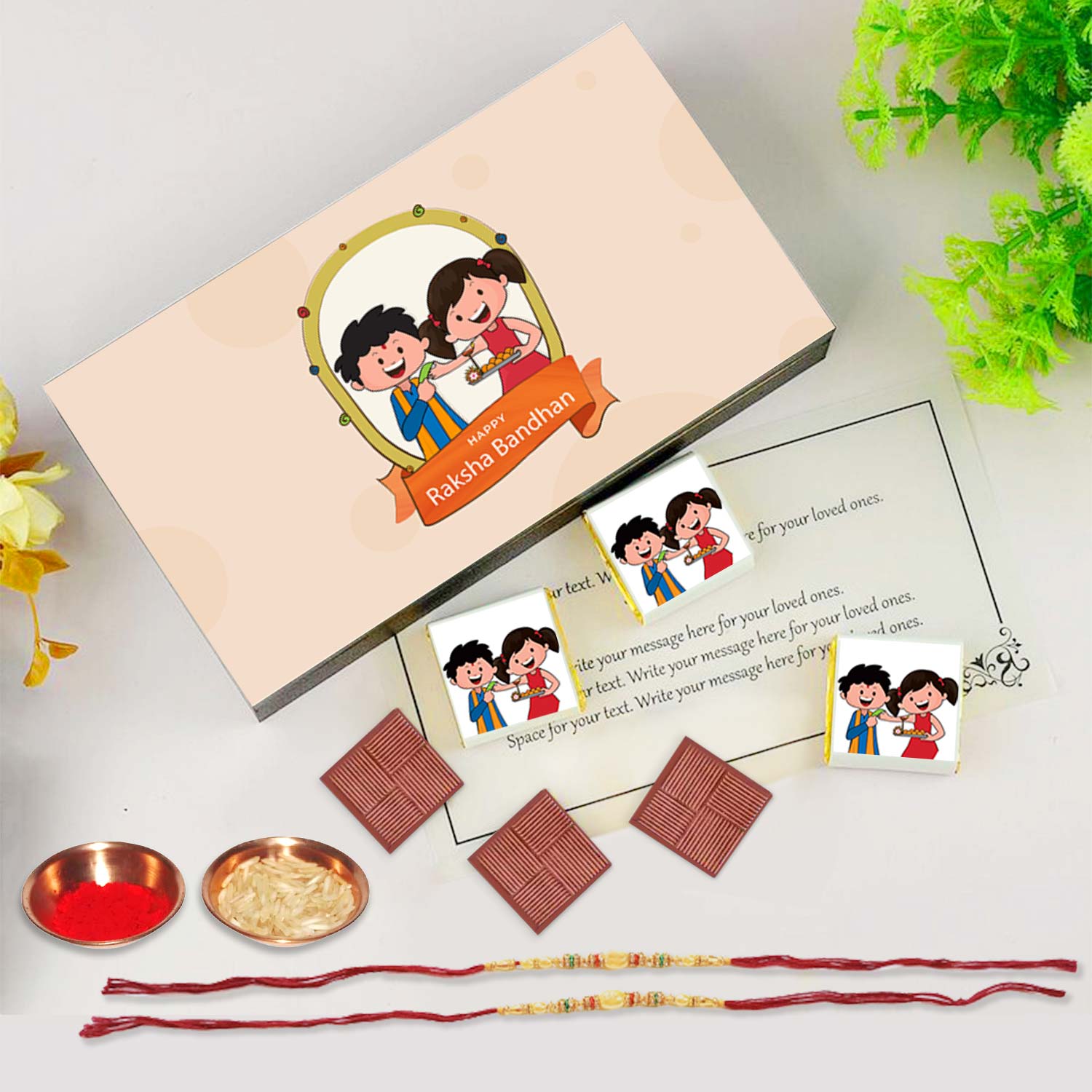 Sweet Rakhi Surprise Chocolate Assortment Set"