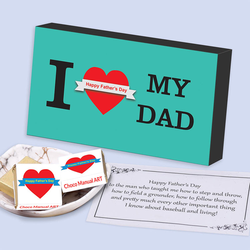 Free chocolate gift box for father's day