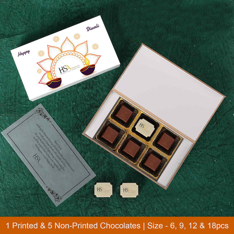Corporate Diwali Gifts | Custom Logo Chocolates