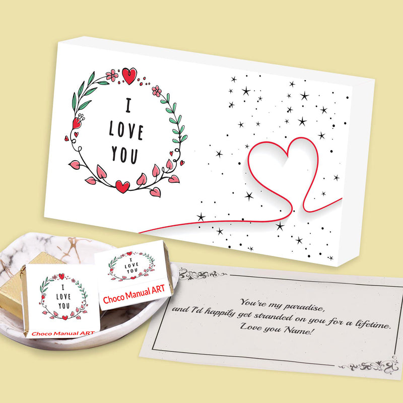 Personalised chocolates with photo
