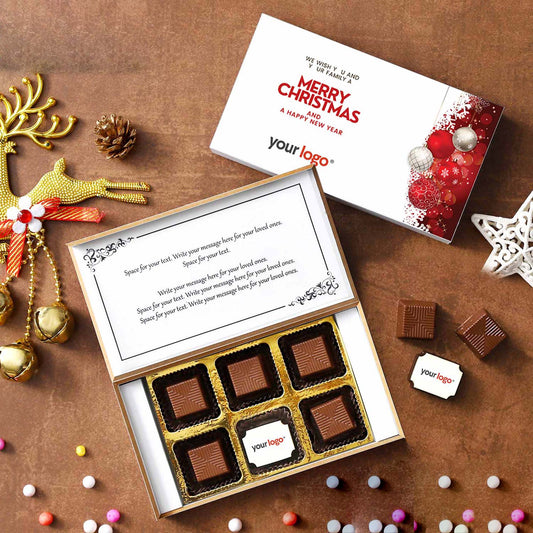 Printed Logo Chocolate For Corporate New Year Gift