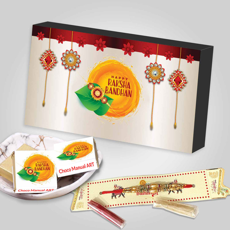 Rakhi gift for sister chocolate online
