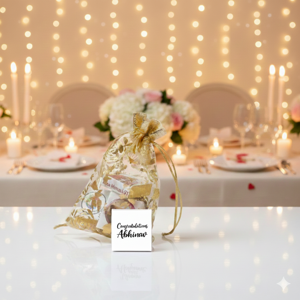 sentiments  Customizable Chocolate-2 (25 pcs to 100 pcs)