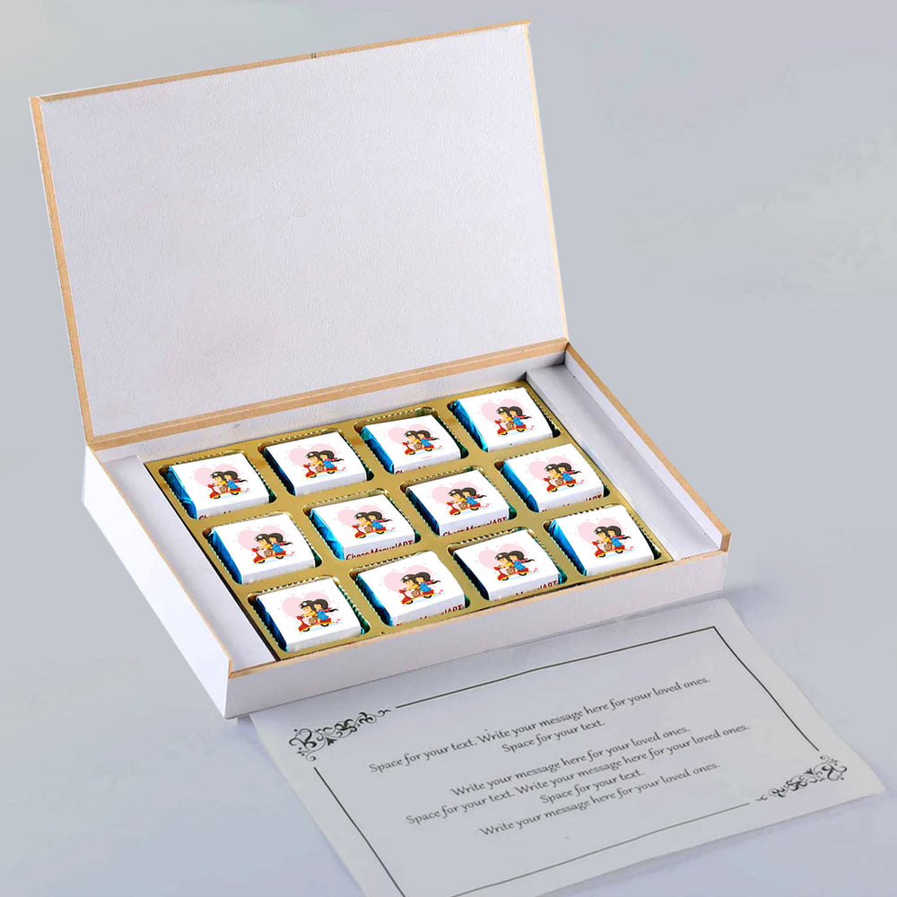 I Love You Printed chocolate for gifts