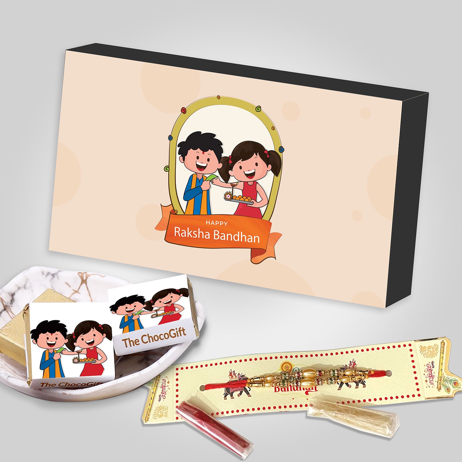 Sweet Rakhi Surprise Chocolate Assortment Set"