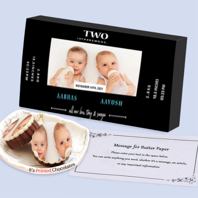 "It's a Boy" announcement personalised gift