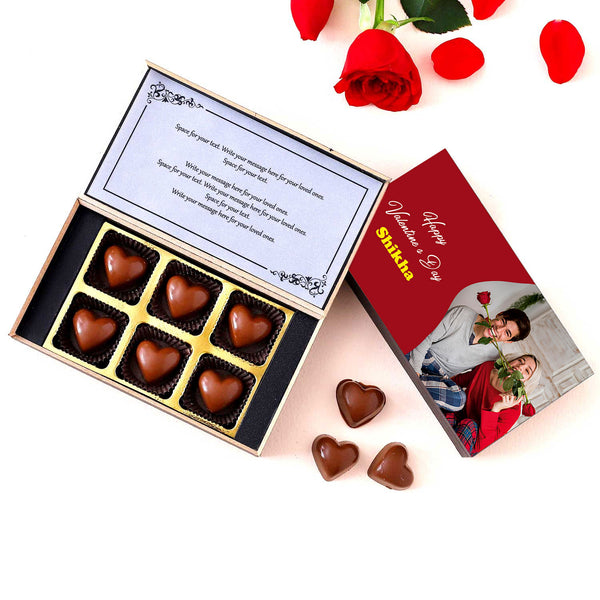 Valentine Day Gift For Girlfriend | Chocolate With Red Rose Ring Box