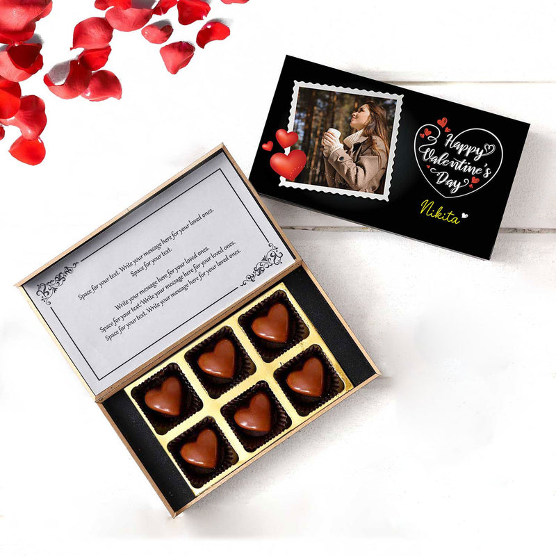 Valentine's Day Theme Personalised Chocolate Box 