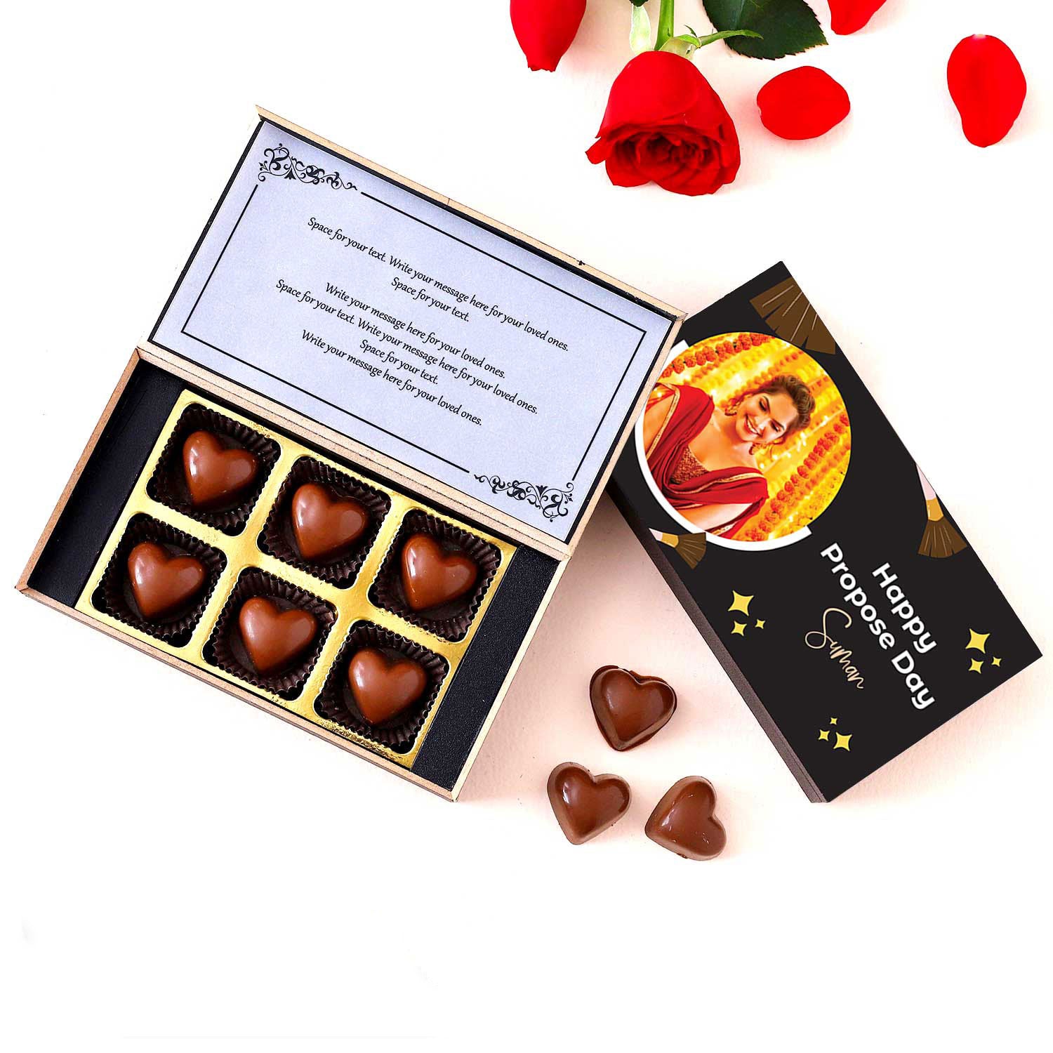 Customised Chocolate gift for Propose Day