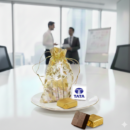 Corporate Customizable Chocolate (25 pcs to 100 pcs)