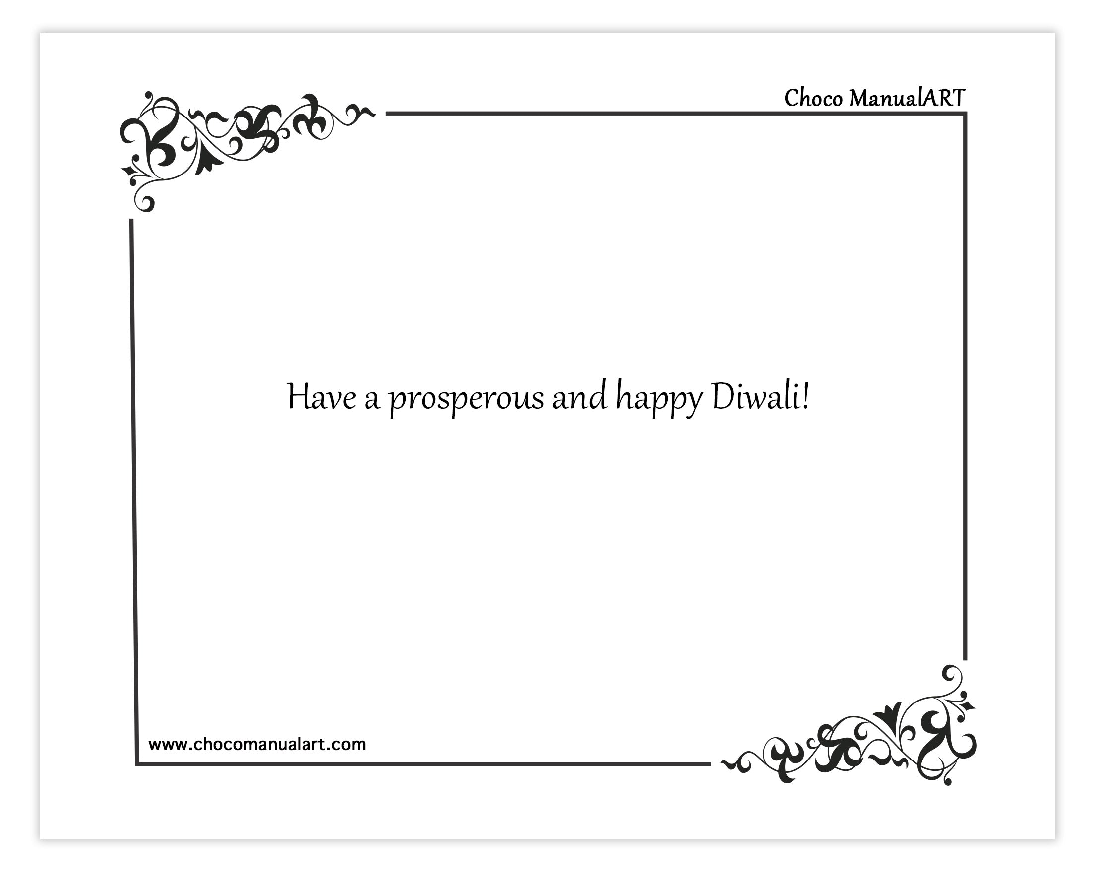 Have a prosperous and happy Diwali!