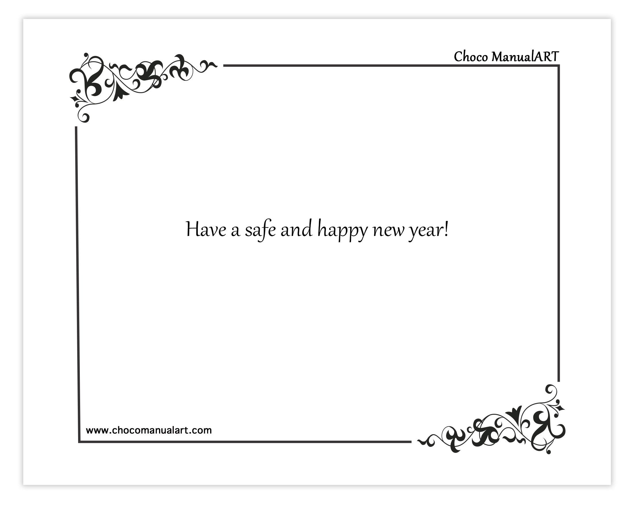 Have a safe and happy new year!