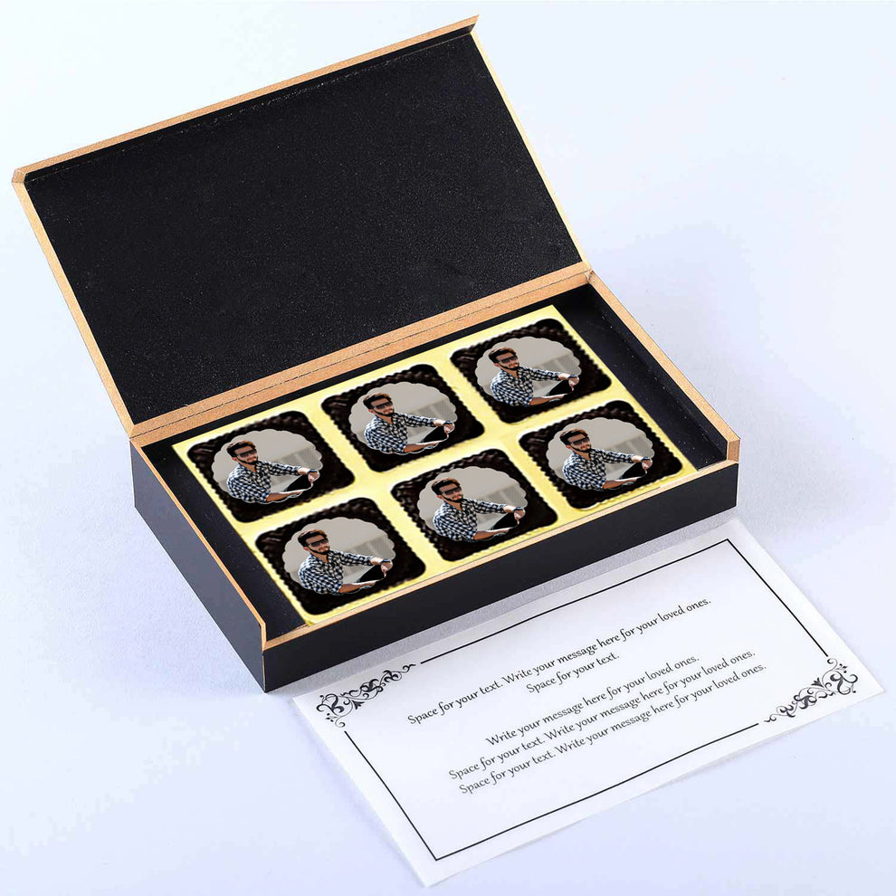 Customised Chocolates Box with Printed Photo – Choco ManualART
