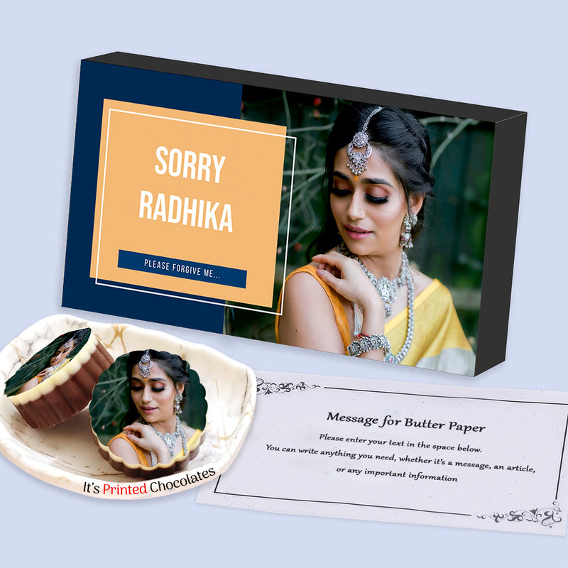 Buy Sorry Customised Chocolate Gifts Online In India