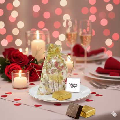 Valentine Customizable Chocolate-2 (25 pcs to 100 pcs)