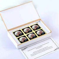 40th anniversary photo printed box of chocolates