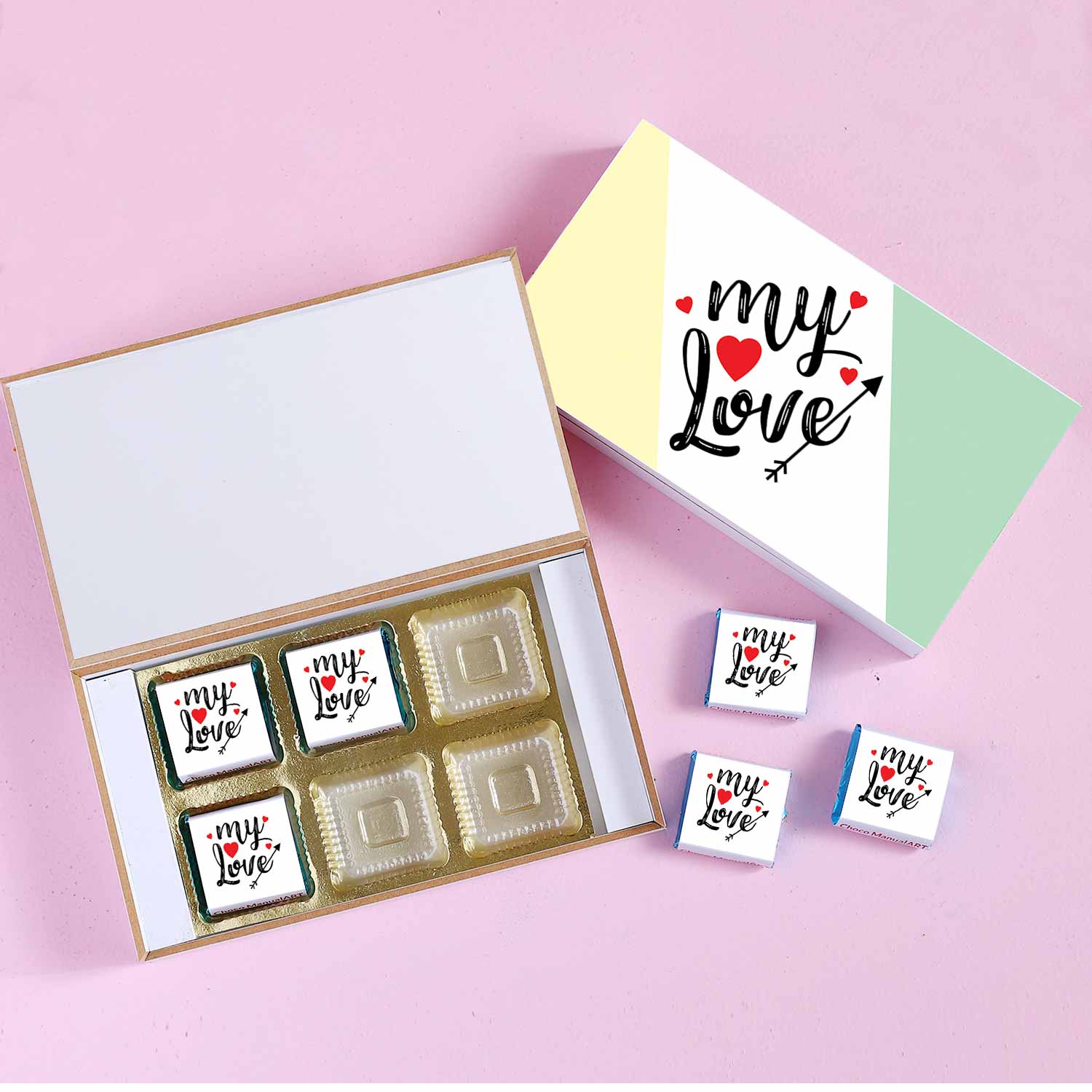 My love Customised chocolate wrappers India